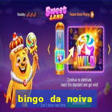 bingo da noiva para imprimir